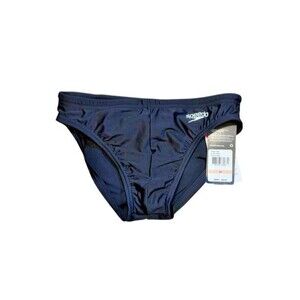 Speedo Men's Endurance Swim Briefs Size 28 Black Beach Diving Water Ski Training